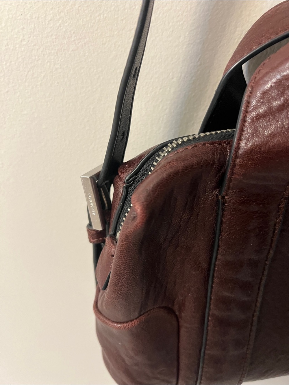ALL SAINTS | Ares Compact Leather Cross Body - Picture 9 of 14